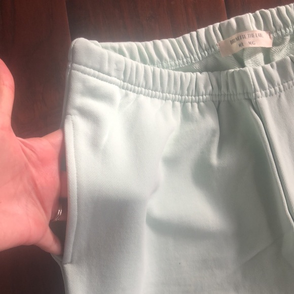 1 LEFT ❗️SET🌟BRUNETTE THE LABEL BEST FRIEND HIGH RISE JOGGER & CREW - Picture 4 of 7